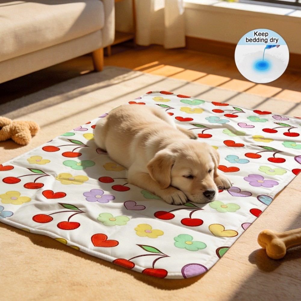 Pet Beds - بطانات تدريب قابلة لإعادة الاستخدام، مزينة