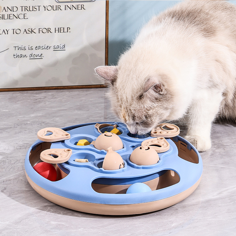 Dog Puzzle Feeder Toy - لعبة ألغاز للكلاب مع موزع للمكافآت،
