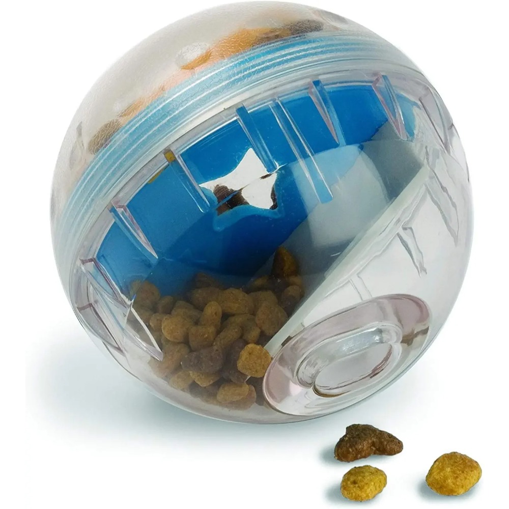 Indestructible Dog Chew Toy - كرة IQ Treat Ball لتوزيع المكافآت