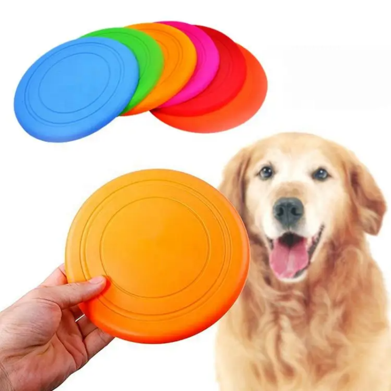 قرص طائر مطاطي ناعم قابل للمضغ - مراجعة Flying Disc Dog Training Toy وسعره
