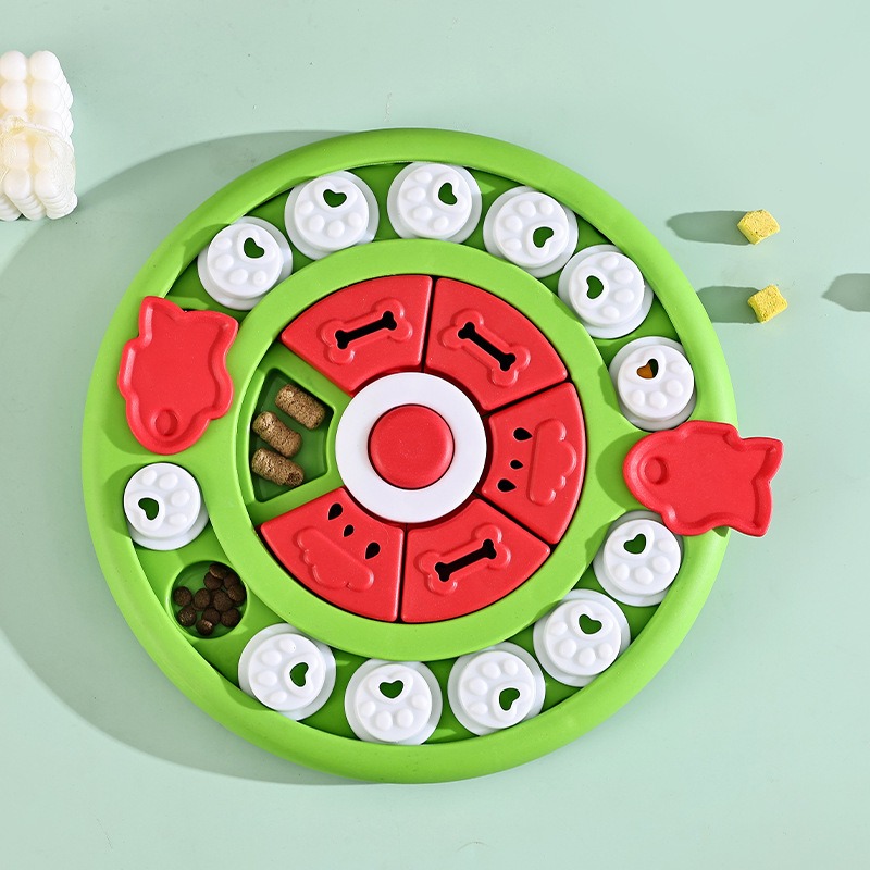 وعاء طعام بطيء للقطط والكلاب،  - مراجعة Dog Puzzle Feeder Toy وسعره