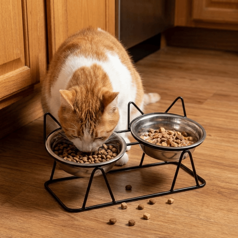 أوعية طعام مرتفعة للحيوانات ال - مراجعة Pet Feeders وسعره