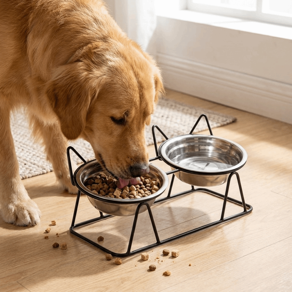 أوعية طعام مرتفعة للحيوانات ال - مراجعة Pet Feeders وسعره