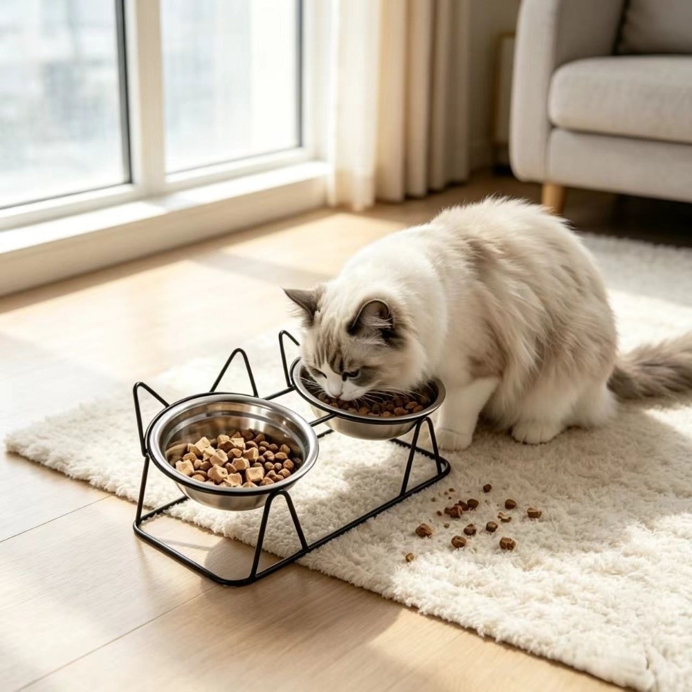 أوعية طعام مرتفعة للحيوانات ال - مراجعة Pet Feeders وسعره