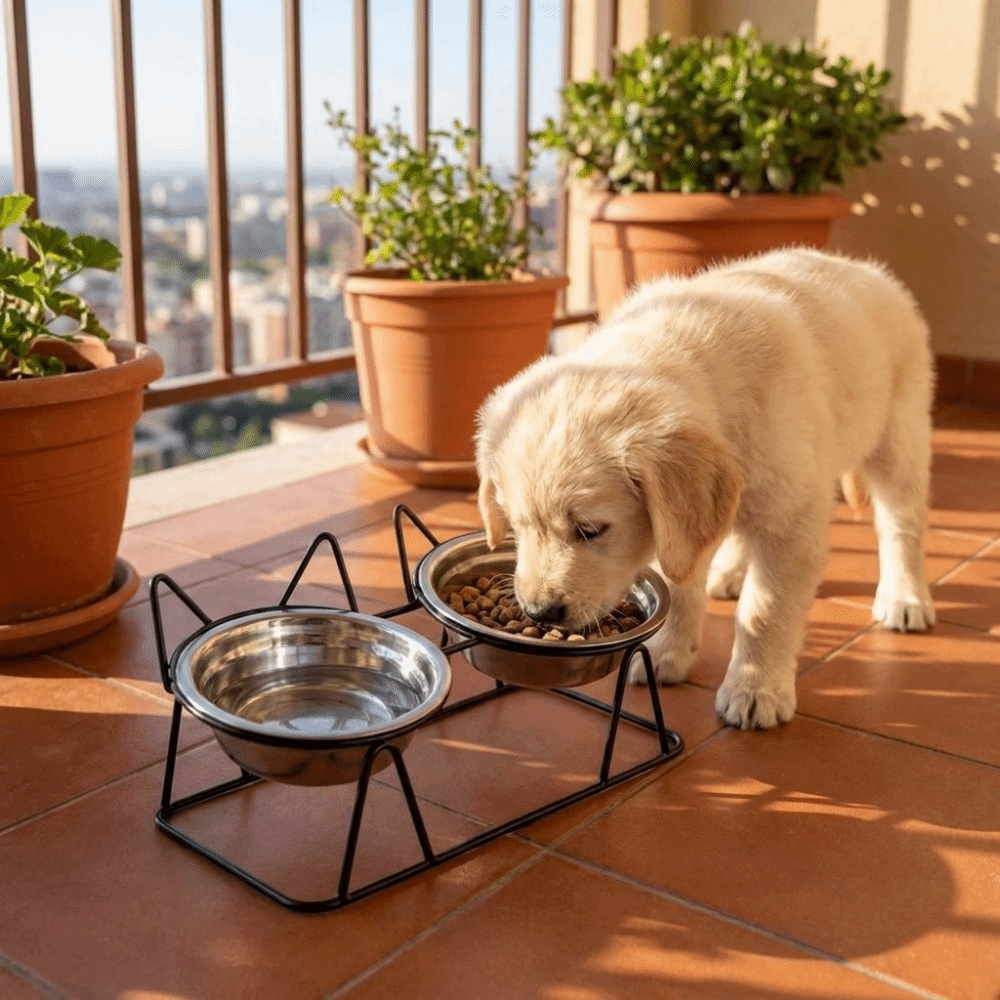 أوعية طعام مرتفعة للحيوانات ال - مراجعة Pet Feeders وسعره