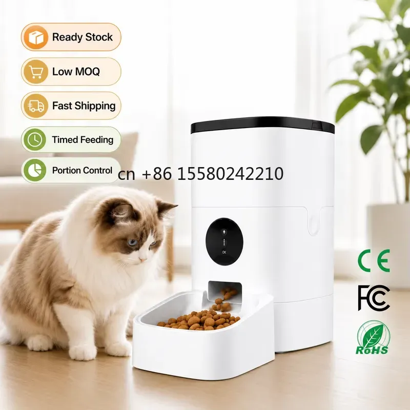 موزع طعام ذكي أوتوماتيكي بسعة  - مراجعة Pet Feeders وسعره