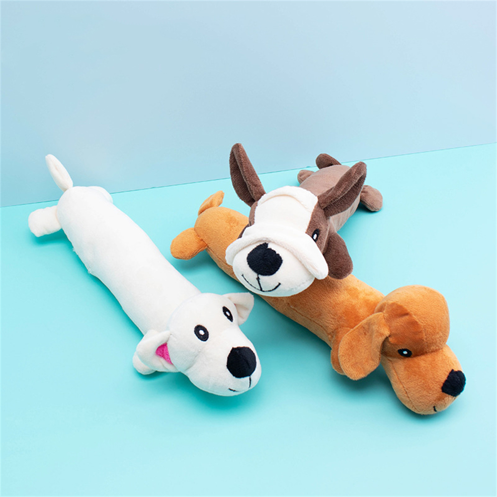 لعبة كلاب طويلة جداً للحيوانات - مراجعة Interactive Squeaky Plush Dog Toy وسعره