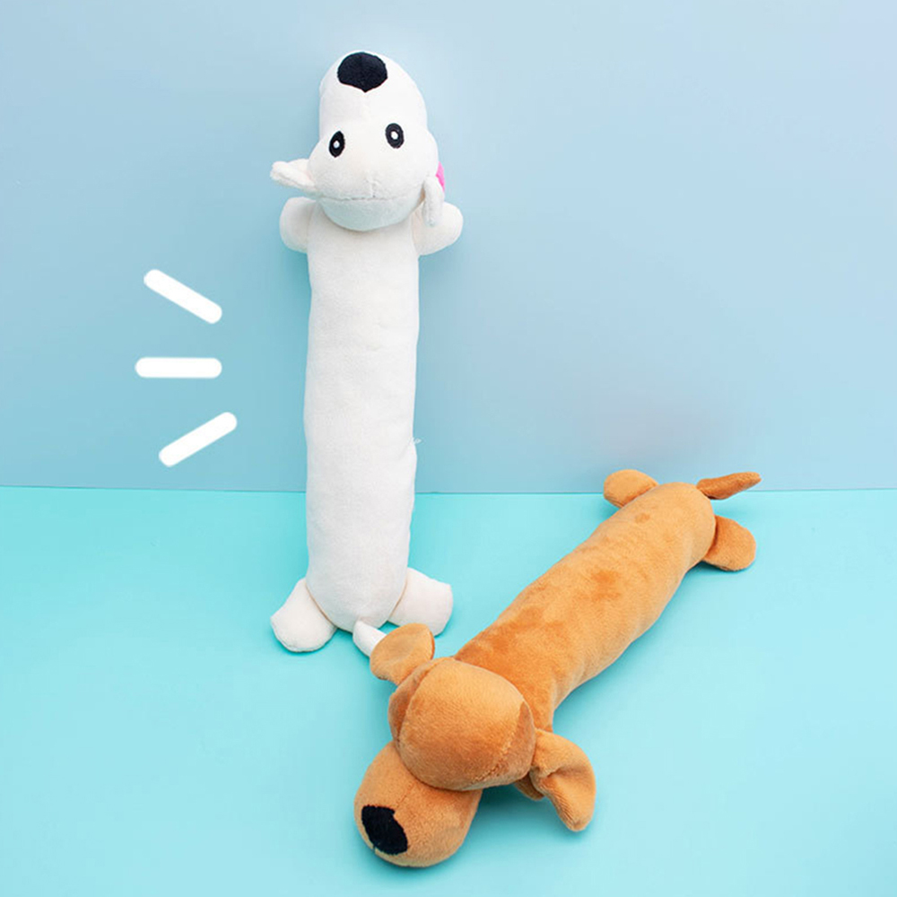 لعبة كلاب طويلة جداً للحيوانات - مراجعة Interactive Squeaky Plush Dog Toy وسعره