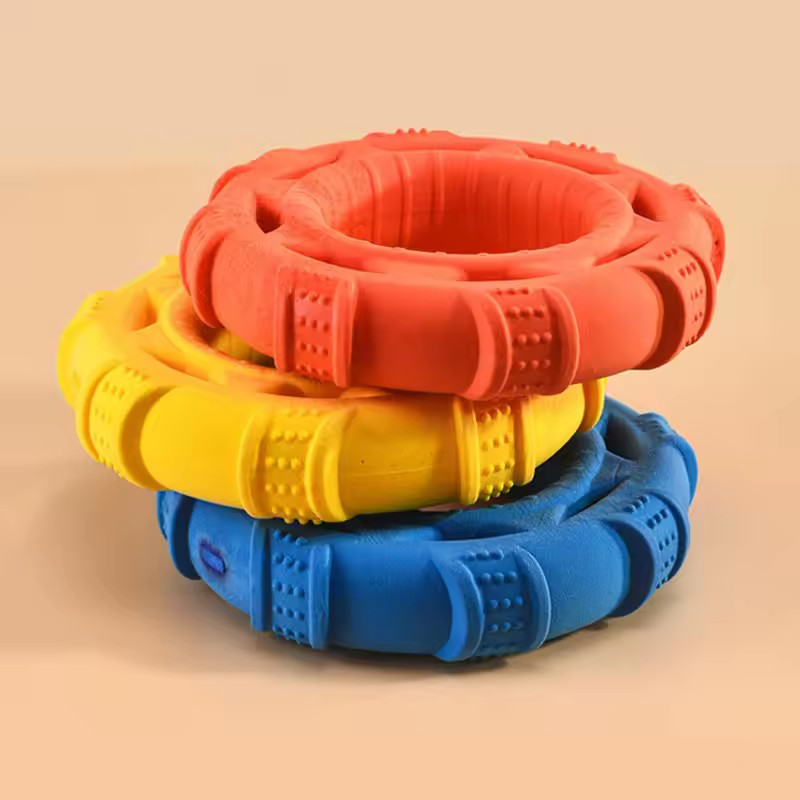 لعبة قرص طائر للكلاب مع حلقة س - مراجعة Flying Disc Dog Training Toy وسعره