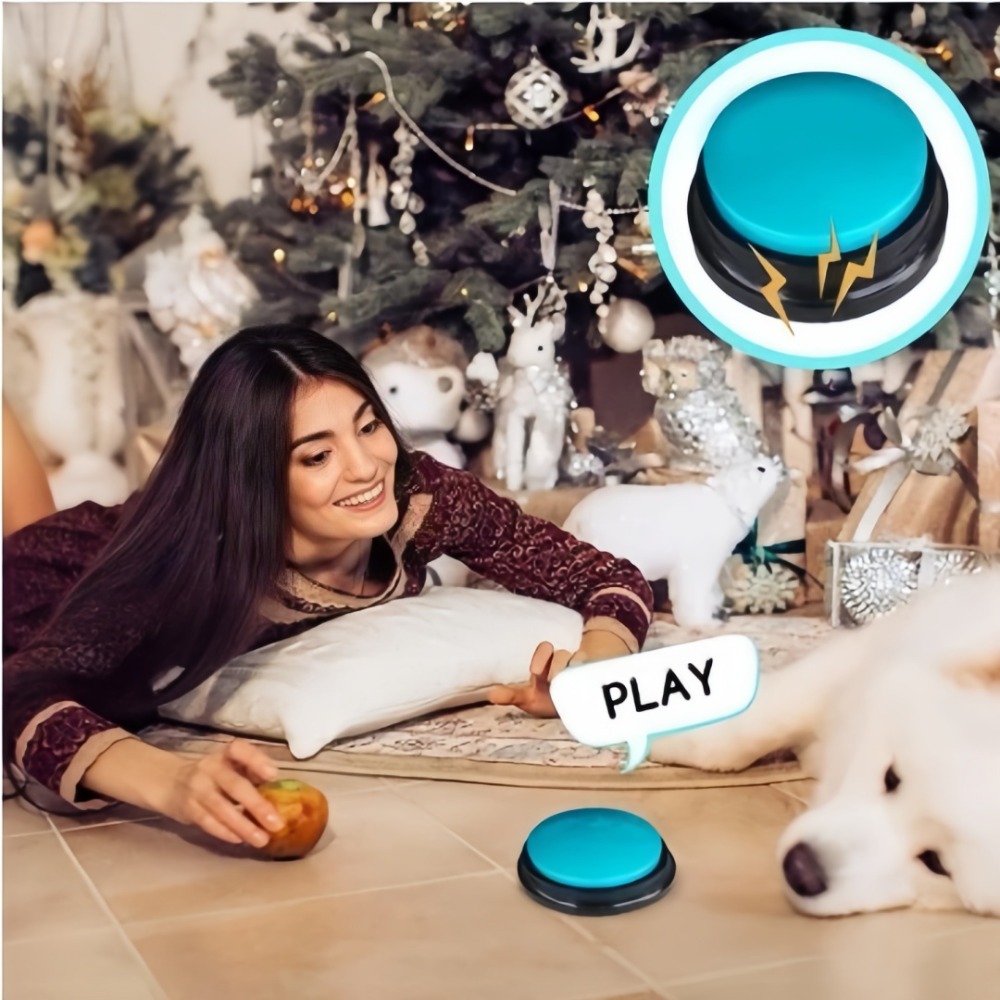 لعبة للكلاب قابلة للتسجيل مع ز - مراجعة Interactive Squeaky Plush Dog Toy وسعره