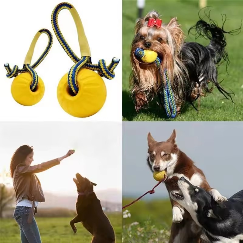 لعبة مضغ مطاطية للكلاب غير قاب - مراجعة Interactive Squeaky Plush Dog Toy وسعره