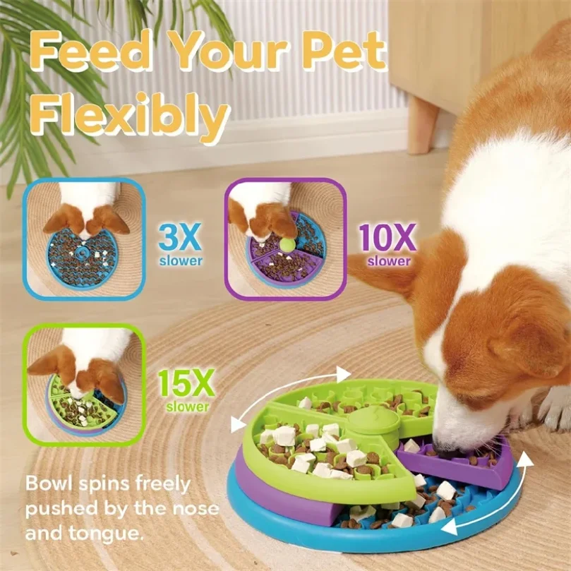 وعاء تغذية بطيء على شكل لغز، ل - مراجعة Dog Puzzle Feeder Toy وسعره