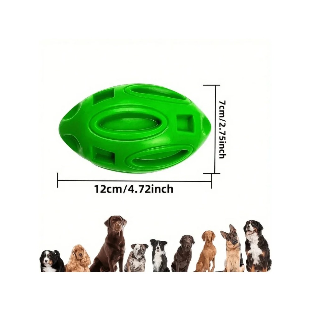 كرة رجبي غير قابلة للتدمير تصد - مراجعة Indestructible Dog Chew Toy وسعره