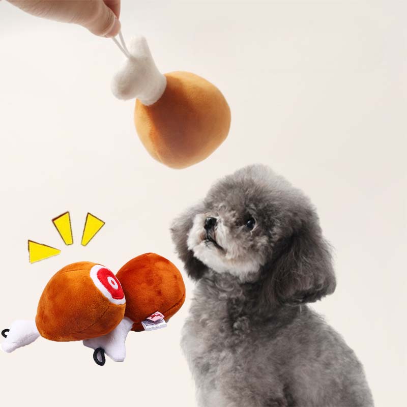 الكلب مضغ ألعاب من نسيج مخملي  - مراجعة Interactive Squeaky Plush Dog Toy وسعره