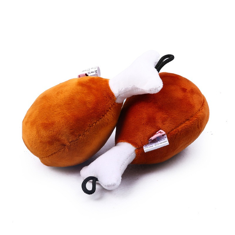 الكلب مضغ ألعاب من نسيج مخملي  - مراجعة Interactive Squeaky Plush Dog Toy وسعره